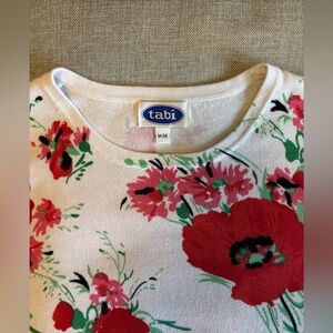 TABI Sleeveless Knit Top, 100% cotton.  Sz Med.